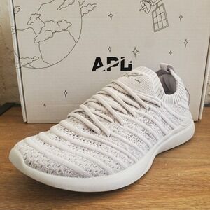APL Techloom Wave Sneakers Big Kids 3 Grey Slip On Athletic Propulsion Labs Knit